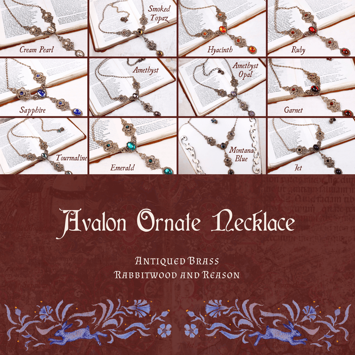 Group Photo: Avalon Ornate in Antiqued Brass by Rabbitwood and Reason
