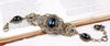 Canterbury Bracelet in Montana Blue and Antiqued Brass by Rabbitwood and Reason