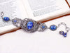 Canterbury Bracelet in Sea Opal and Antiqued Silver by Rabbitwood and Reason