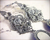 Avalon Earrings - Antiqued Silver