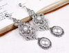 Avalon Earrings in White Pearl and Antiqued Silver by Rabbitwood & Reason