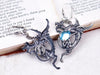 Dragon Earrings - signature key logo tag placed on back of earring - by Rabbitwood and Reason