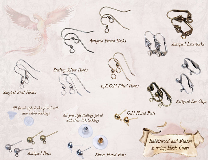 Fleur Earrings - Antiqued Silver