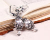 Rhiannon Earrings Antiqued Silver - White Pearl - Rabbitwood & Reason
