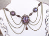 Drucilla Necklace in Amethyst Opal and Antiqued Brass by Rabbitwood and Reason