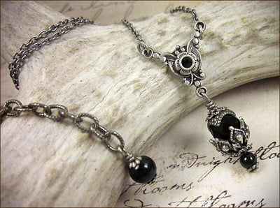 Rhiannon Pendant Necklace - Antiqued Silver
