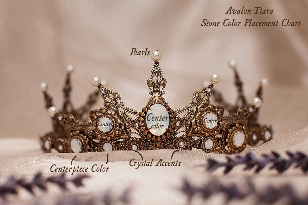 Handcrafted Avalon Tiara for Medieval Fantasy Renaissance Faire Weddings –  Rabbitwood & Reason